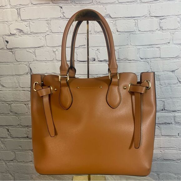 Vintage Brown Leather Satchel Purse for Women - Genuine  Brown Satchel no brand Purse